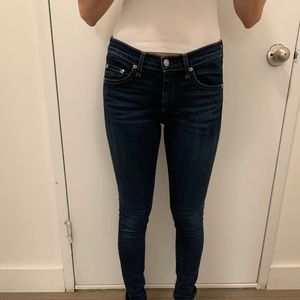 Rag and bone dark wash jeans